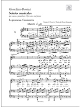Soirées Musicales / Regata Veneziana + 2 CD - ROSSINI - Partition